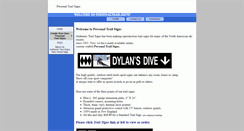 Desktop Screenshot of personaltrailsigns.com